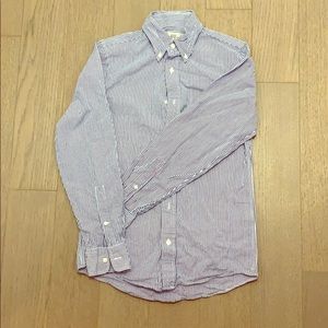 Jack spade vertical stripe long sleeve button up